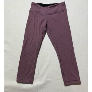 Lululemon Align High Rise 23" Crop Leggings Color Passionate Women's Size 6